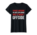 Funny Soccer Player Captain Offside T-Shirt - Custom Art Print Men Women