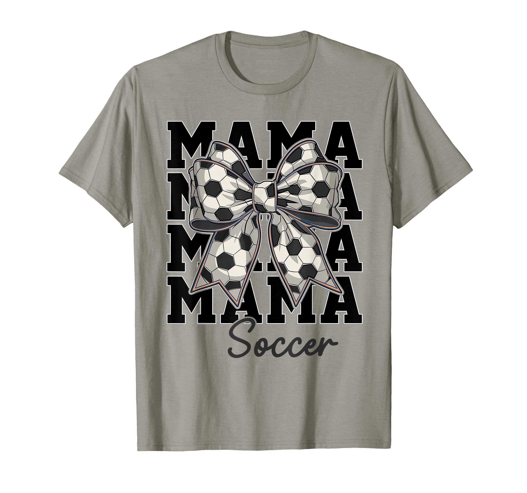 Soccer Mama Coquette Bow Biggest Fan T-Shirt - Minimalist Print Men Women