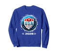 American Flag Soccer Soccer 2028 Sweatshirt - Unique Graphic Men Women