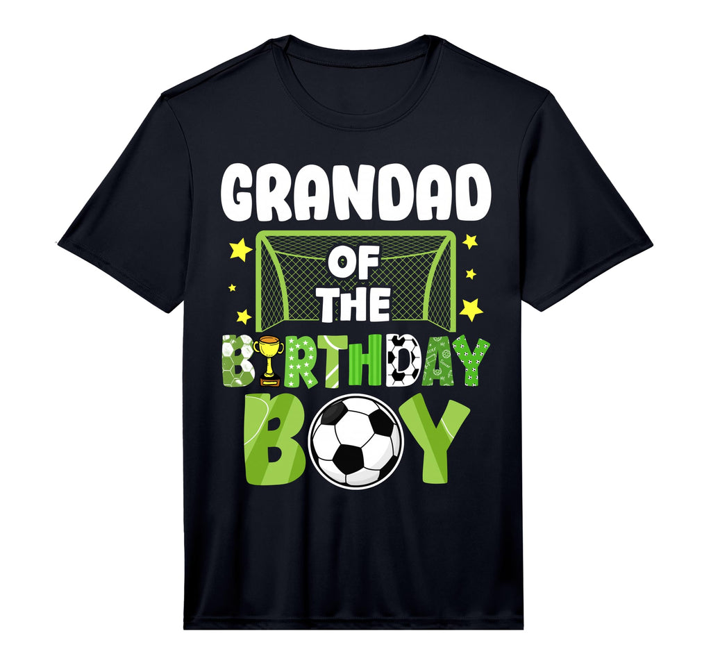 Mens Soccer Grandad Birthday Party T-Shirt - Graphic Print for Adults