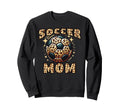 Soccer Mom Leopard Sweatshirt - Unique Graphic Unisex
