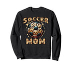 Soccer Mom Leopard Sweatshirt - Unique Graphic Unisex
