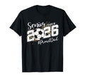 Proud Dad 2026 Senior Soccer T-Shirt - Fun Novelty Design for Adults