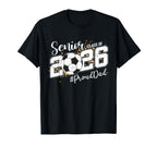 Proud Dad 2026 Senior Soccer T-Shirt - Fun Novelty Design for Adults