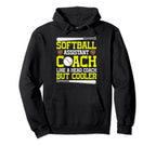Softball Team Coach Softball Assistant Hoodie - Graphic Print Men Women