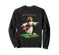 He Is Rizzin Lover Soccer Sweatshirt - Aesthetic Graphic Men Women