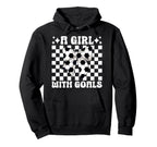 Soccer Coquette Bow Goals Hoodie - Casual Everyday Wear for Adults
