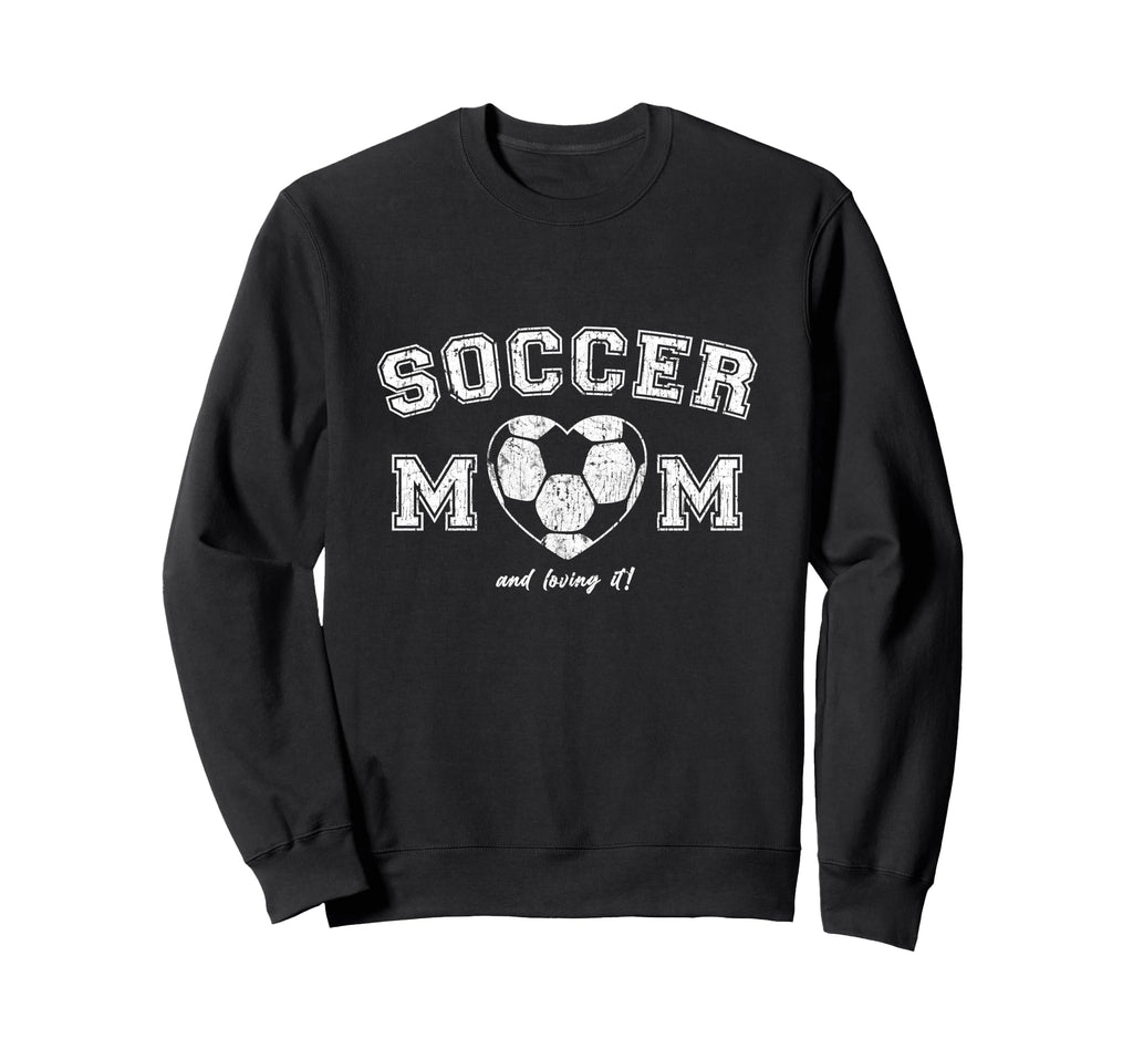 Soccer Mom Heart Casual Sweatshirt - Minimalist Print Unisex