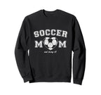 Soccer Mom Heart Casual Sweatshirt - Minimalist Print Unisex