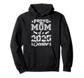 Proud Mom 2025 Senior Soccer Class Hoodie - Aesthetic Graphic for Adults