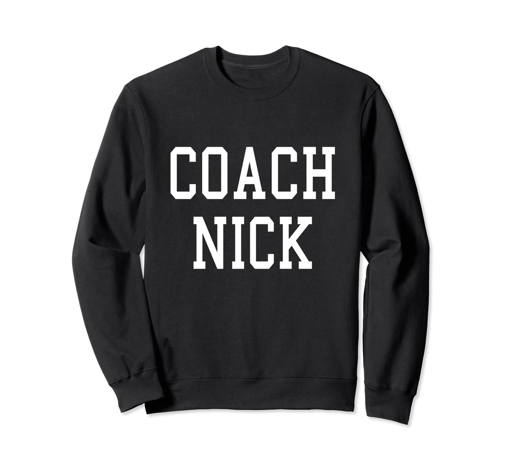 Coach Nick Custom Football Sweatshirt - Casual Everyday Wear for Adults