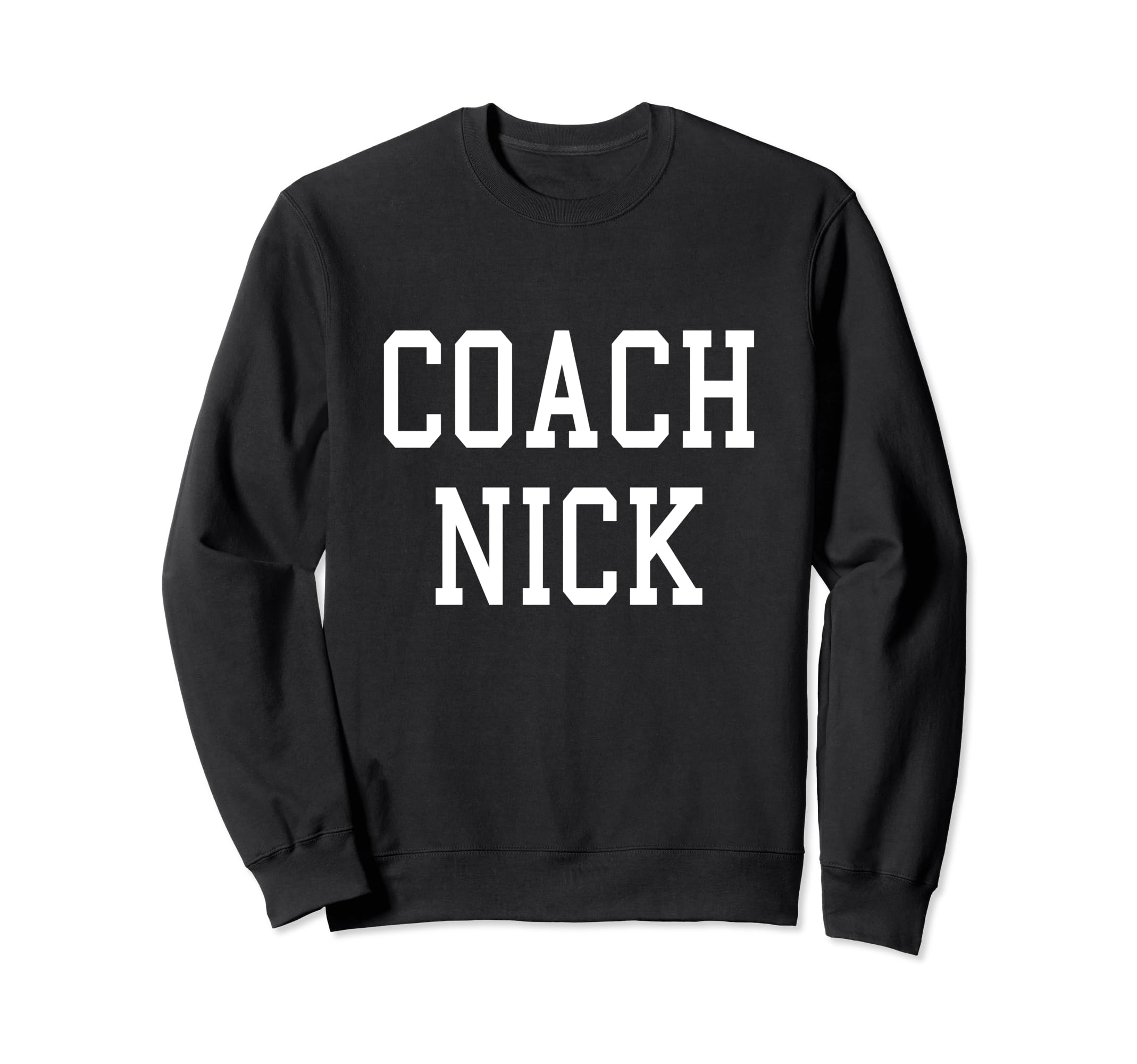 Coach Nick Custom Football Sweatshirt - Casual Everyday Wear for Adults