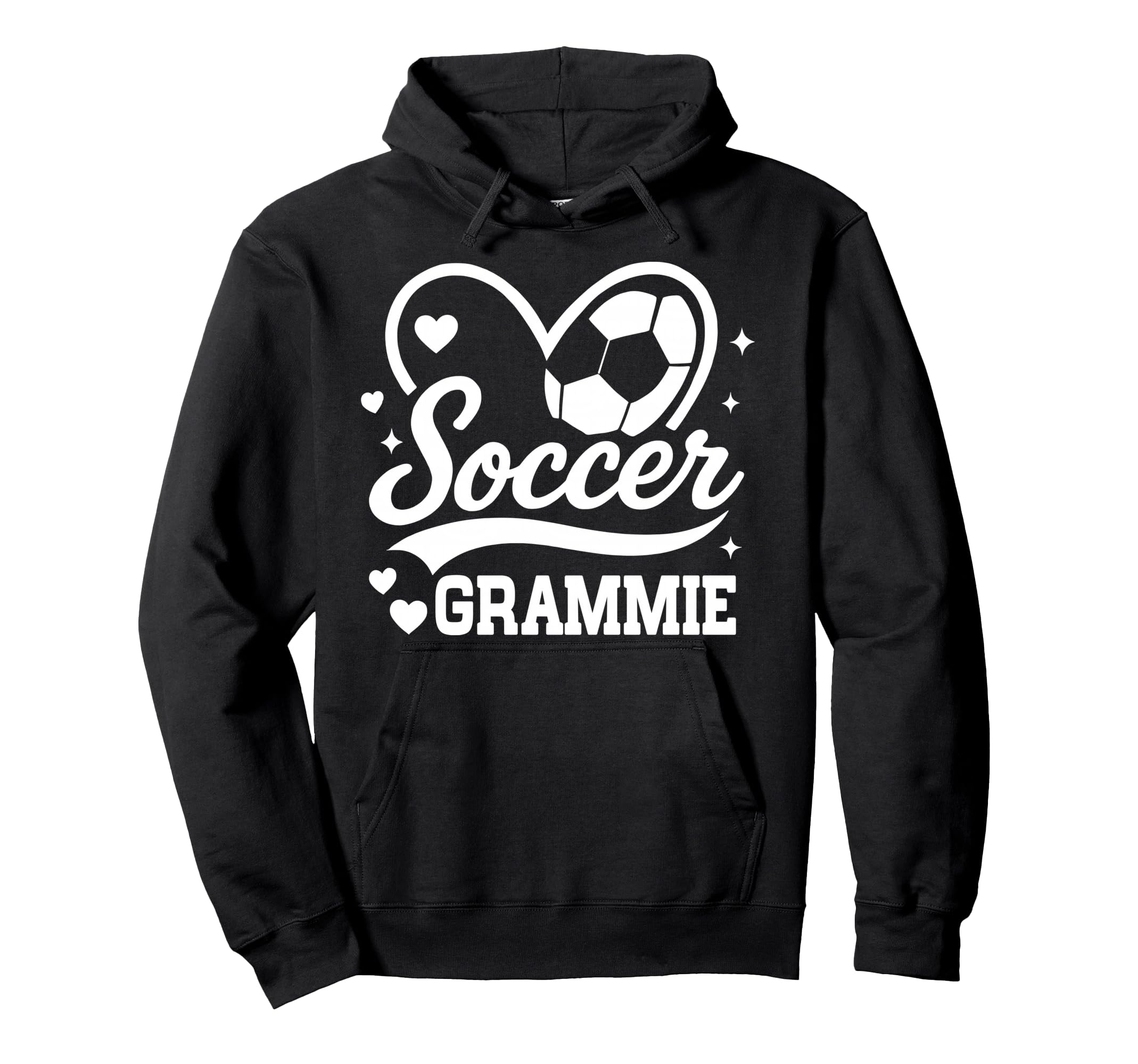 Soccer Grammie Heart Love Soccer Player Hoodie - Minimalist Print Men Women