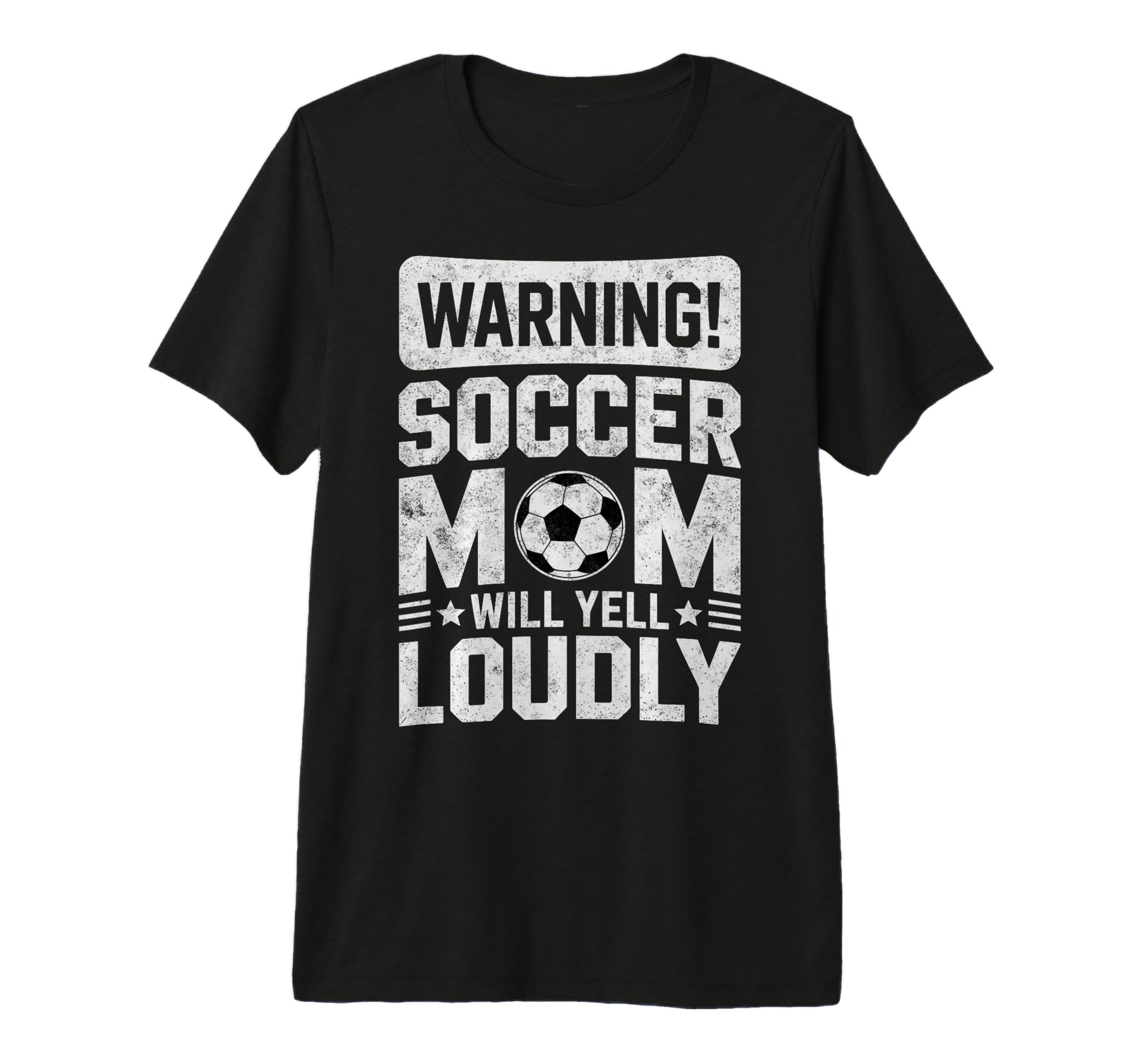 Warning Soccer Football Mom Player T-Shirt - Unique Graphic for Adults
