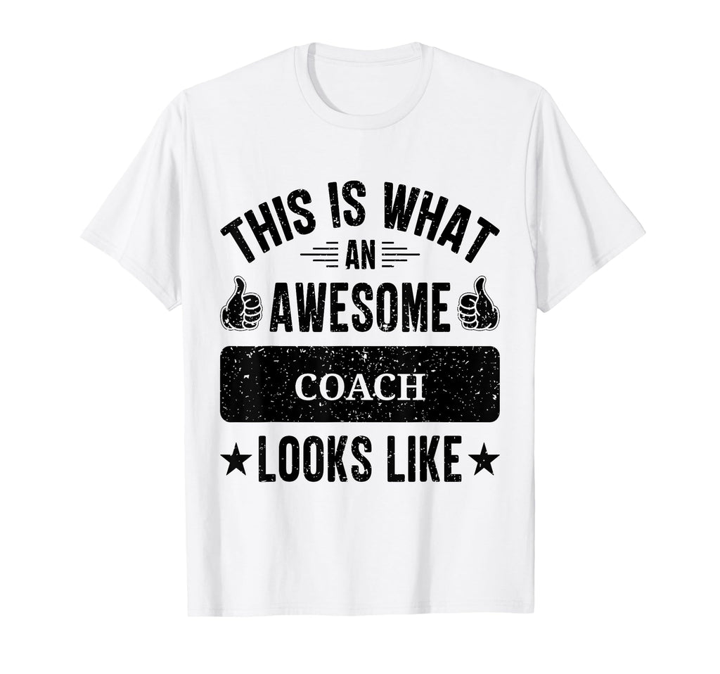 Coach Gifts Funny Coach T-Shirt - Minimalist Print Men Women