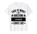 Coach Gifts Funny Coach T-Shirt - Minimalist Print Men Women