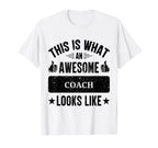 Coach Gifts Funny Coach T-Shirt - Minimalist Print Men Women