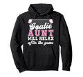Funny Soccer Goalie Aunt Soccer Hoodie - Casual Everyday Wear Unisex