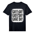 Womens Football Mama Leopard Game T-Shirt - Aesthetic Graphic Men Women