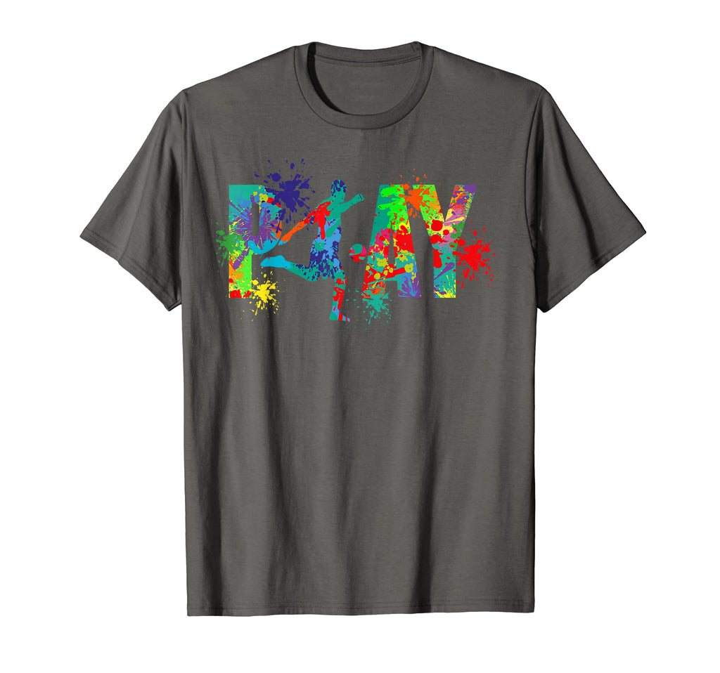 Colorful Soccer Player Soccer Life T-Shirt - Novelty Apparel for Adults