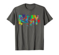 Colorful Soccer Player Soccer Life T-Shirt - Novelty Apparel for Adults