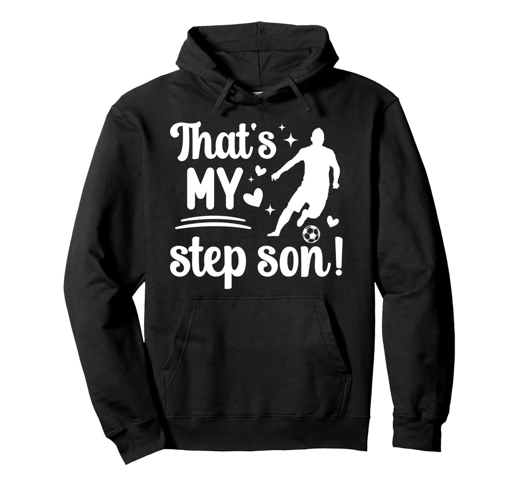 Proud Soccer Step Mom Soccer Player Hoodie - Unique Graphic for Adults