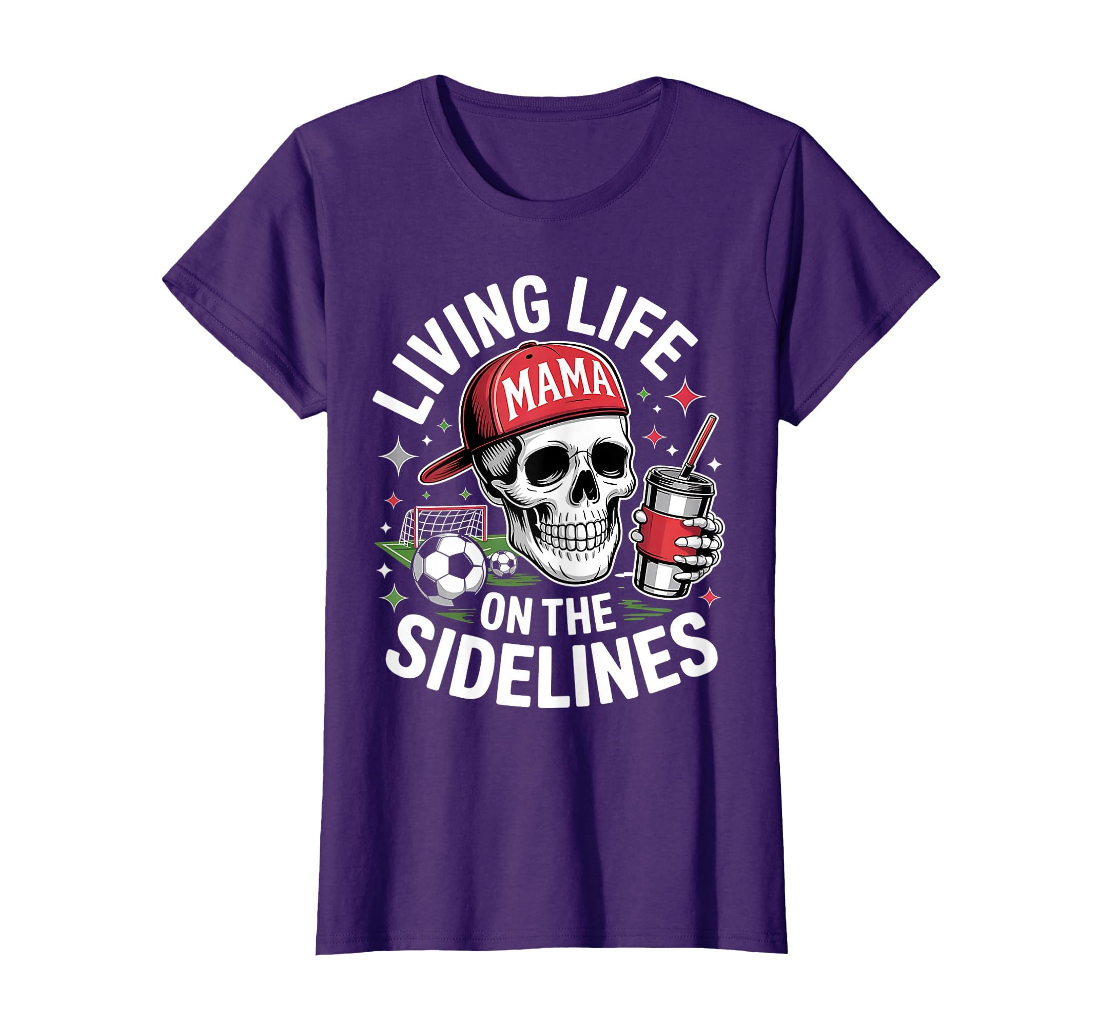 Soccer Mama Living Life T-Shirt - Casual Everyday Wear for Adults