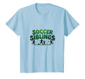 Soccer Siblings Family Teamwork T-Shirt - Casual Everyday Wear Men Women