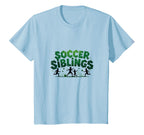 Soccer Siblings Family Teamwork T-Shirt - Casual Everyday Wear Men Women