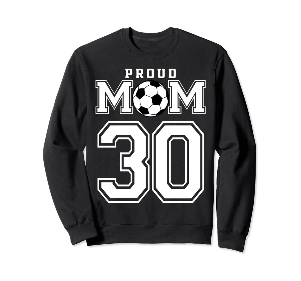 Number 30 Custom Proud Soccer Futbol Sweatshirt - Custom Art Print Unisex