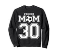 Number 30 Custom Proud Soccer Futbol Sweatshirt - Custom Art Print Unisex
