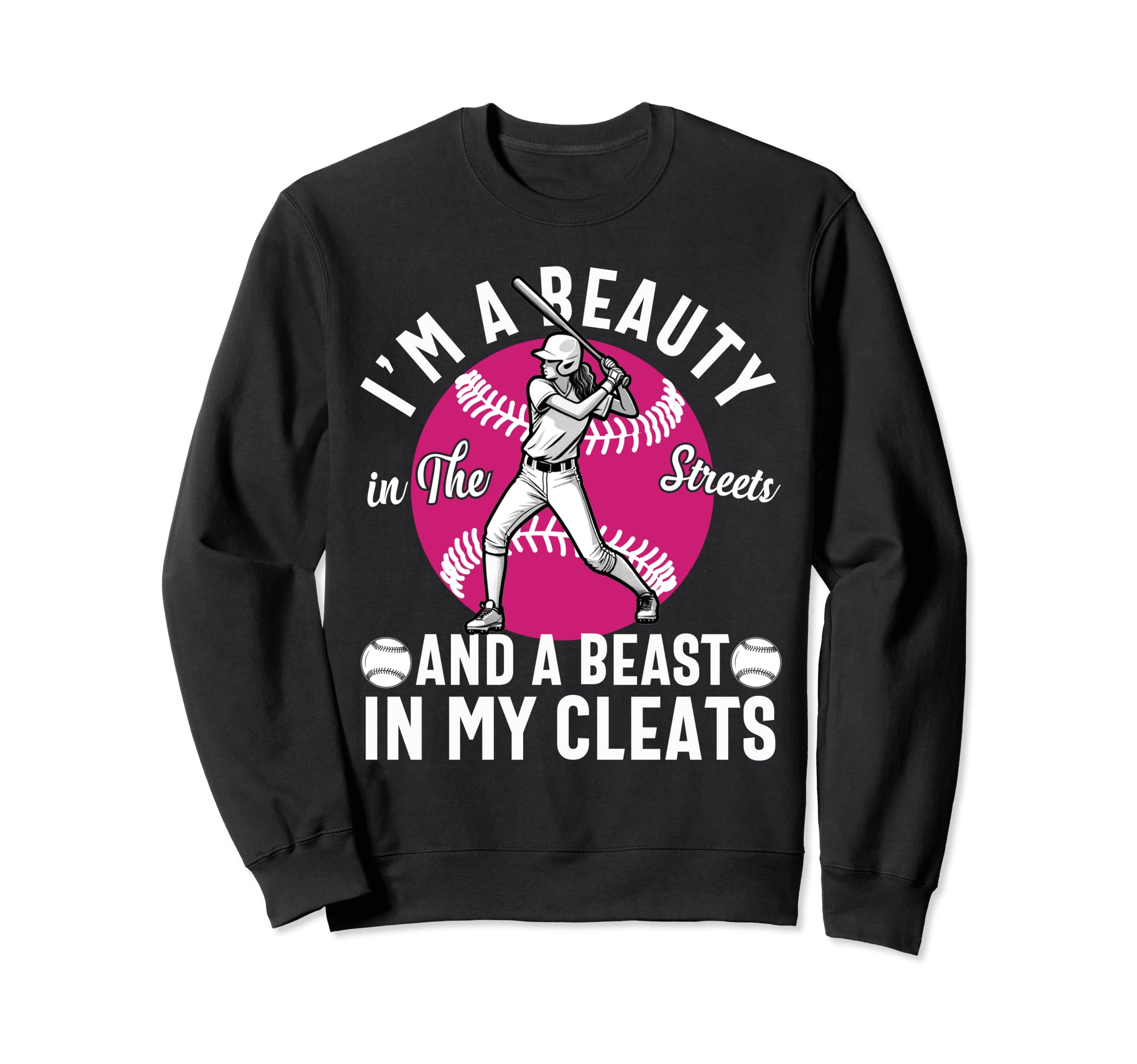 Im Beauty Streets And Beast My Sweatshirt - Trendy Graphic for Adults