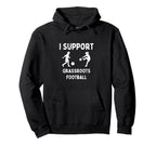 Football Soccer Support Grassroots Children Hoodie - Unique Graphic Unisex
