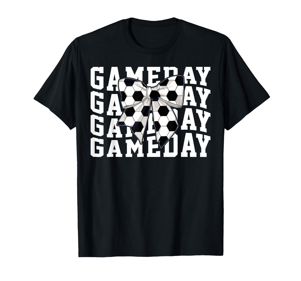 Game Day Soccer Lover Trendy Coquette T-Shirt - Unique Graphic Men Women