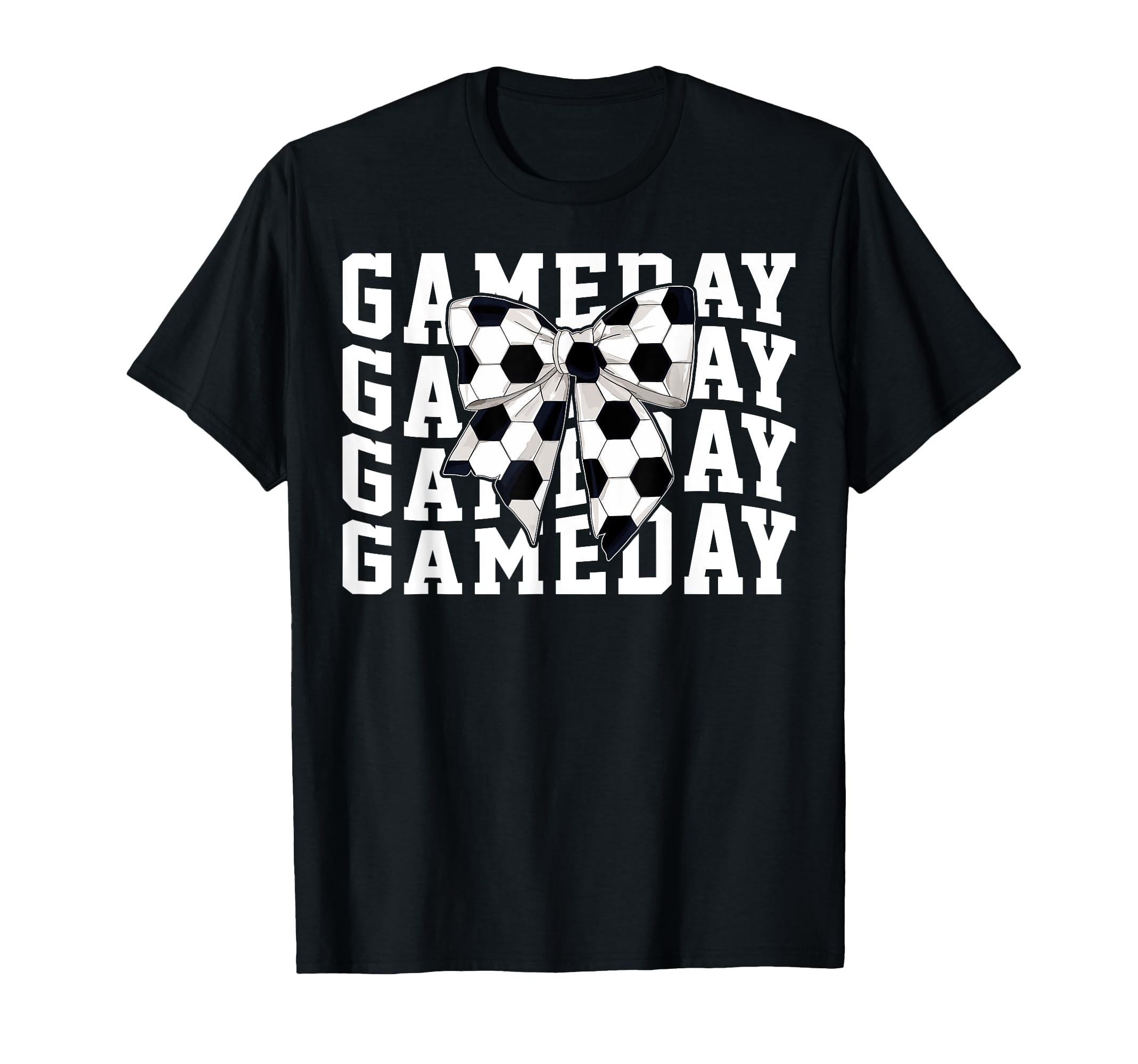 Game Day Soccer Lover Trendy Coquette T-Shirt - Unique Graphic Men Women