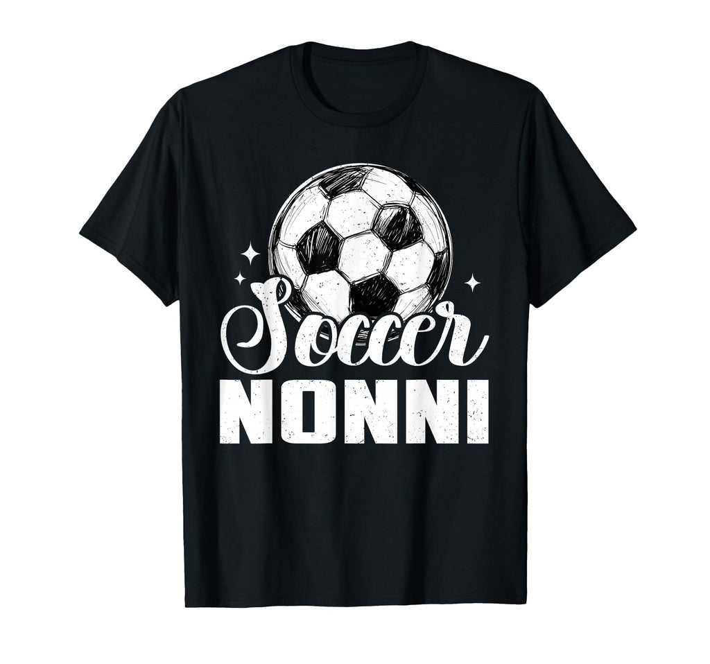 Soccer Nonni Matching Family T-Shirt - Casual Everyday Wear for Adults