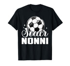 Soccer Nonni Matching Family T-Shirt - Casual Everyday Wear for Adults
