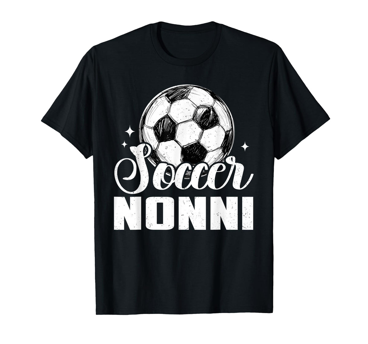 Soccer Nonni Matching Family T-Shirt - Casual Everyday Wear for Adults