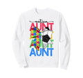 Autism Aunt Autism Awareness Sweatshirt - Trendy Graphic for Adults