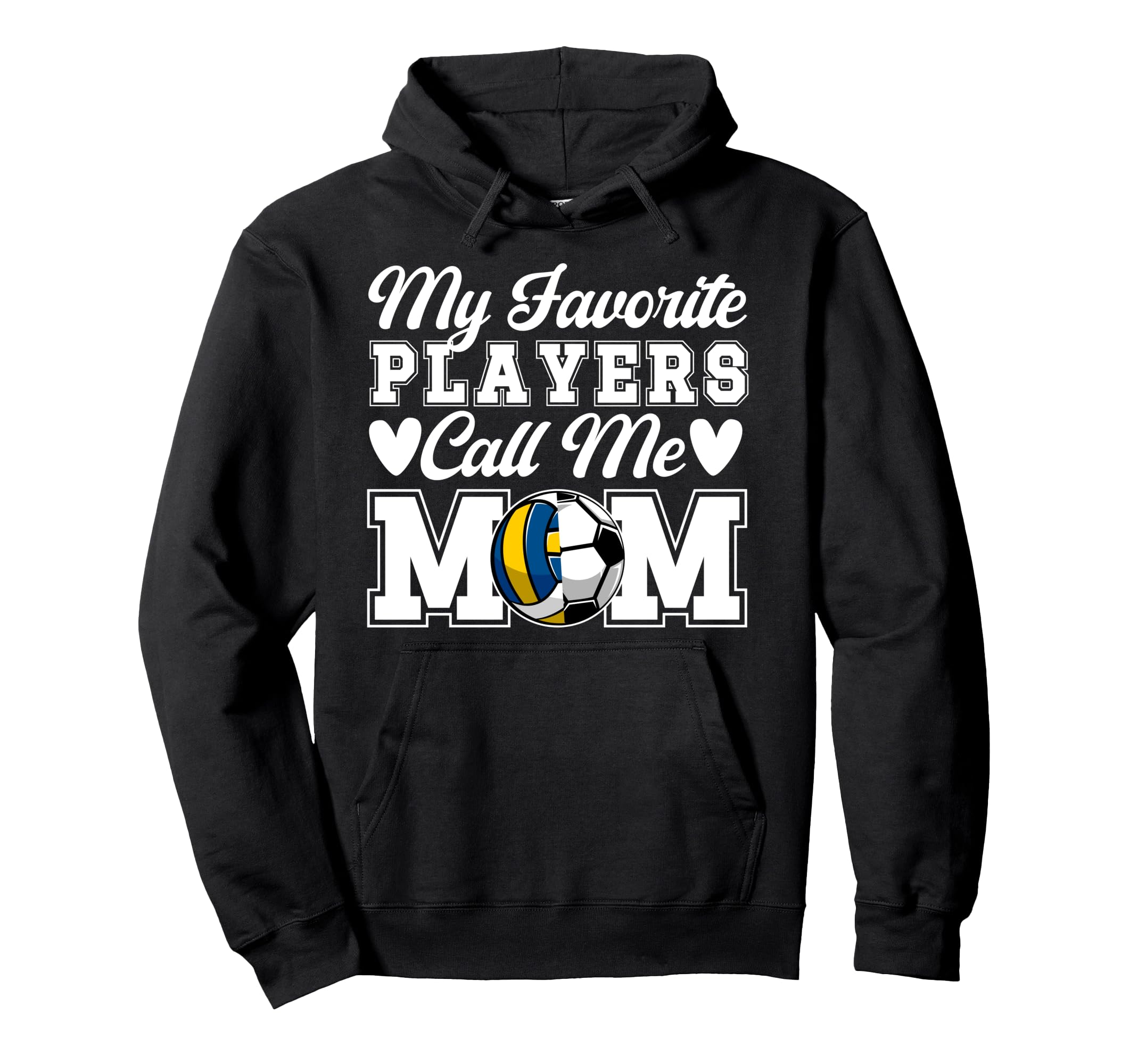 My Favorite Players Call Me Mom Hoodie - Custom Art Print for Adults