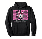Soccer Sister Soccer Coquette Little Hoodie - Aesthetic Graphic Unisex