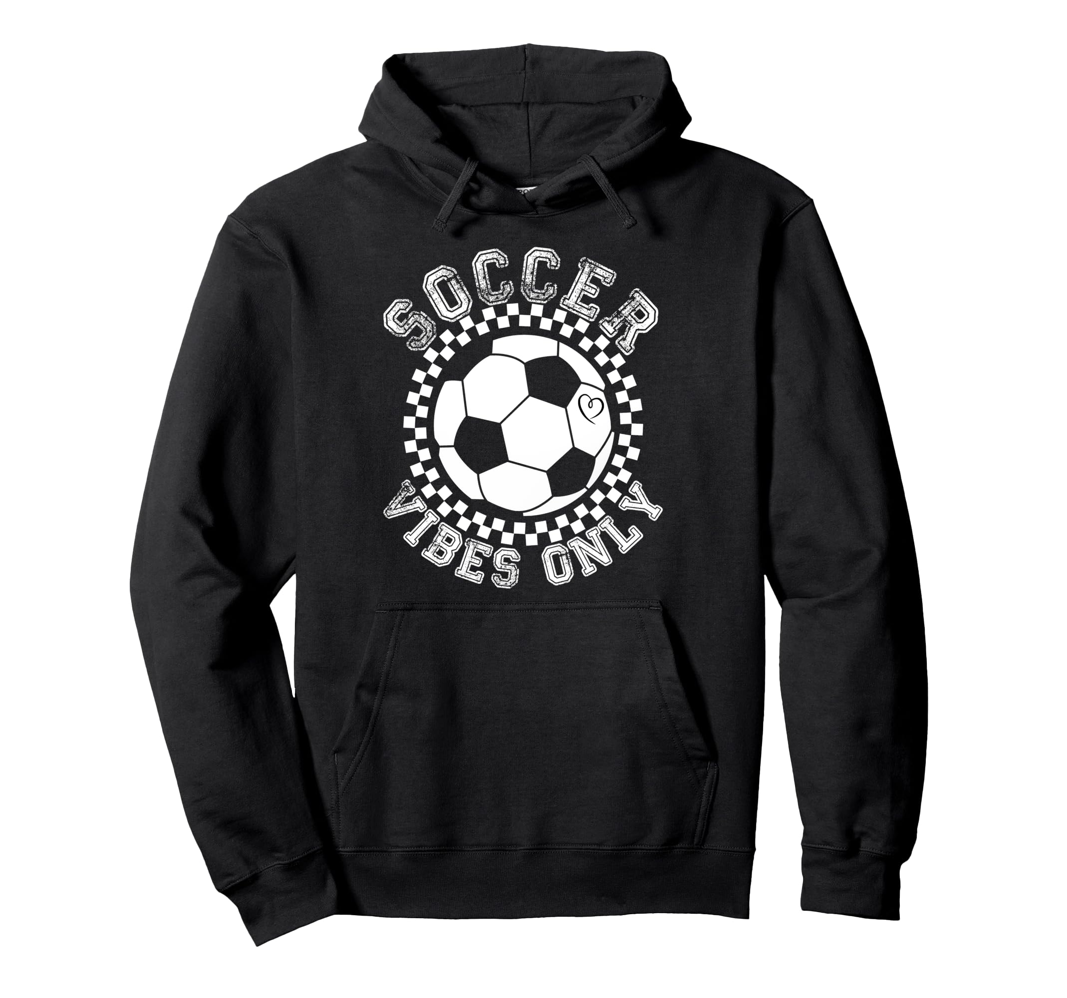 Groovy Soccer Womens Soccer Hoodie - Trendy Graphic Men Women