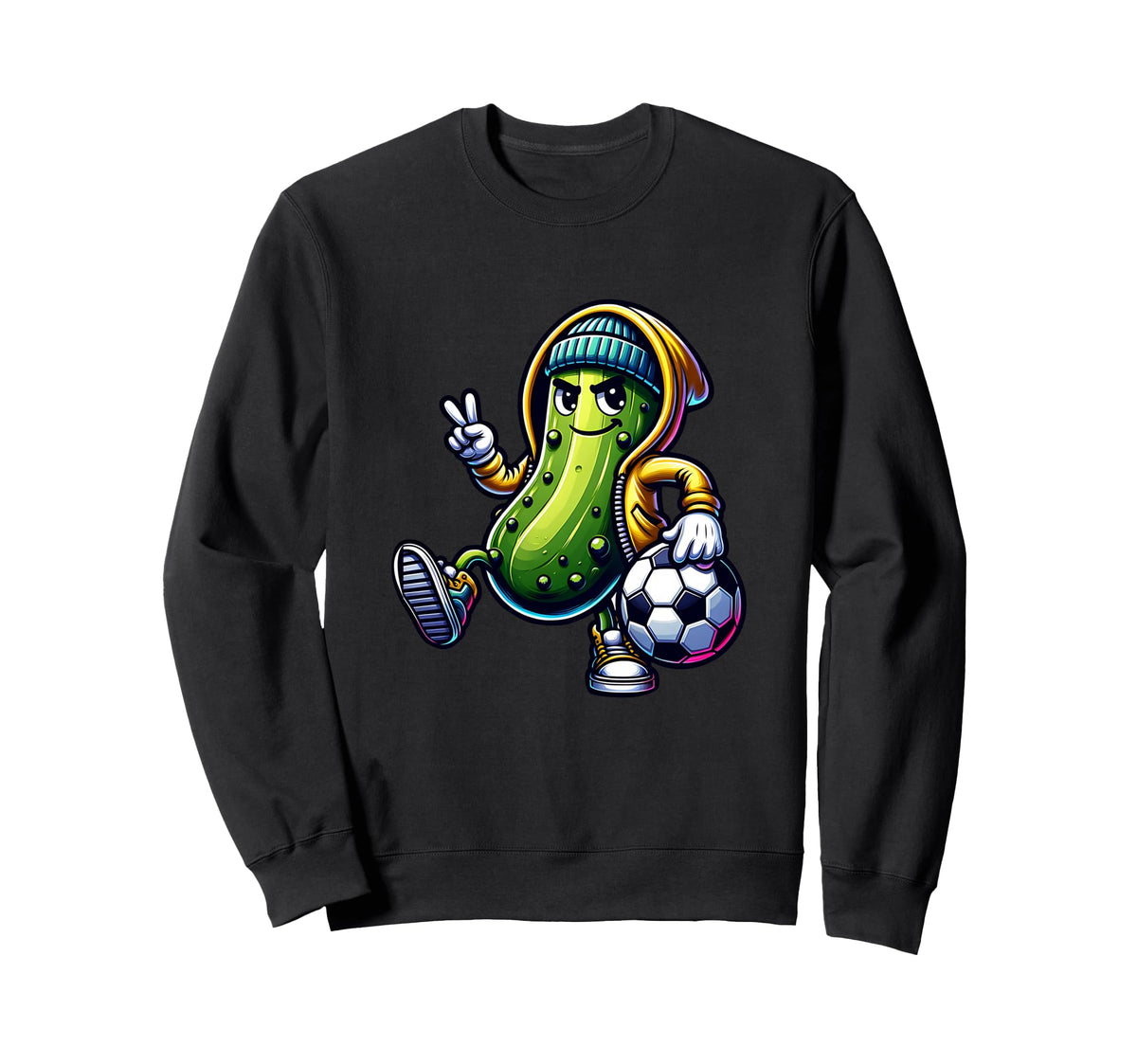 Urban Pickle Soccer Player Sweatshirt - Streetwear Style for Adults