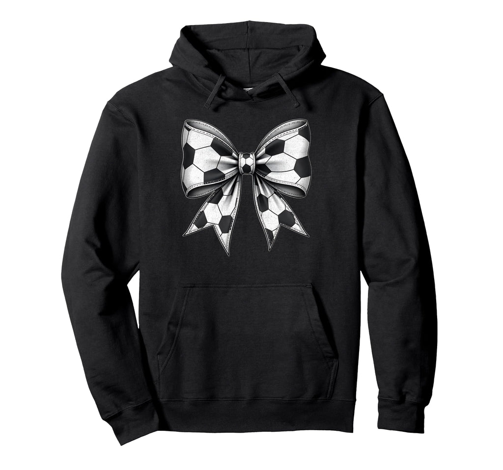 Soccer Ball Coquette Bow Soccer Mom Life Hoodie - Graphic Print for Adults