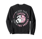Soccer Siblings Soccer Player Sister Sweatshirt - Graphic Print Men Women