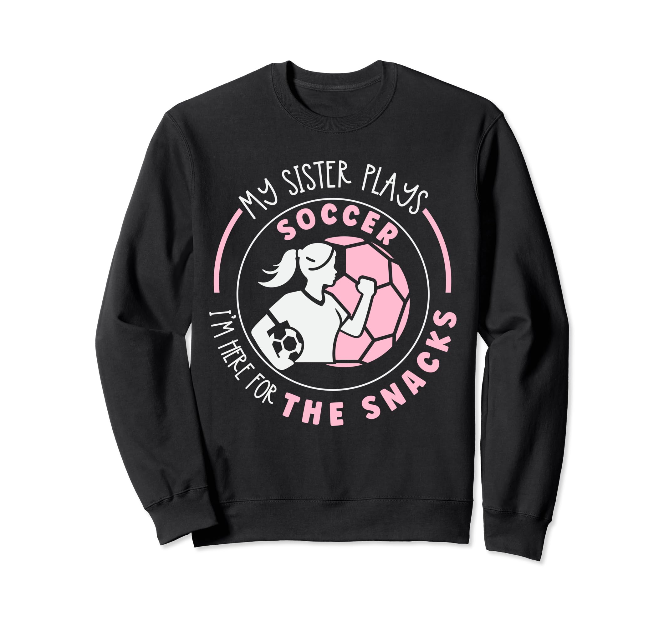 Soccer Siblings Soccer Player Sister Sweatshirt - Graphic Print Men Women