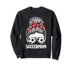 Mom Mother Soccer Sweatshirt - Streetwear Style Men Women