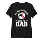 Mens My Favorites Baseball Volleyball T-Shirt - Minimalist Print Unisex