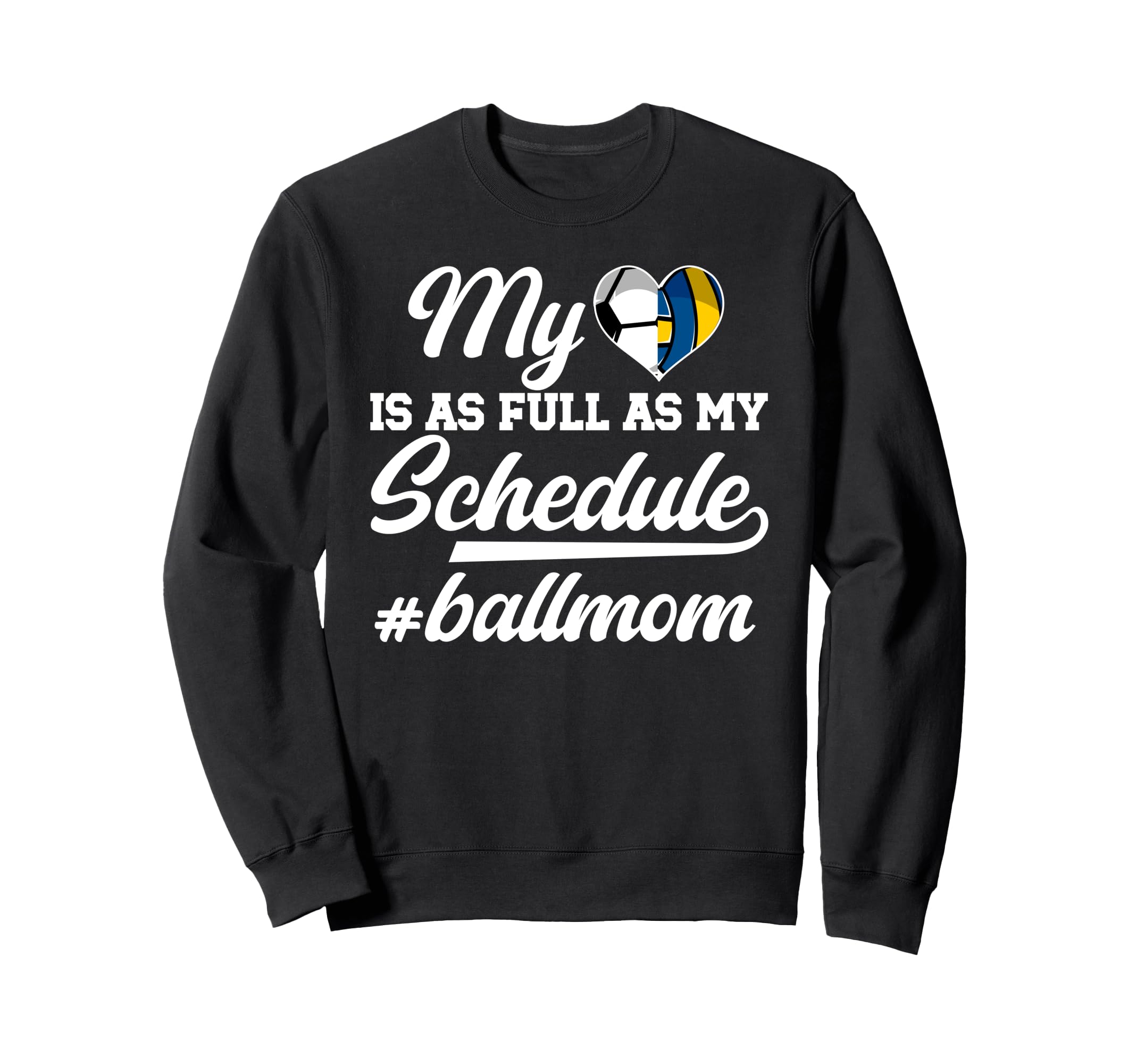 Ball Mom Proud Soccer Volleyball Sweatshirt - Aesthetic Graphic Men Women