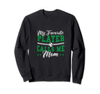 Mothers Day My Favorite Player Sweatshirt - Fun Novelty Design for Adults